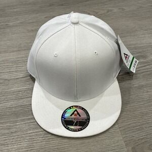 Access Plain White Fitted Hat | NWT | 7 1/2